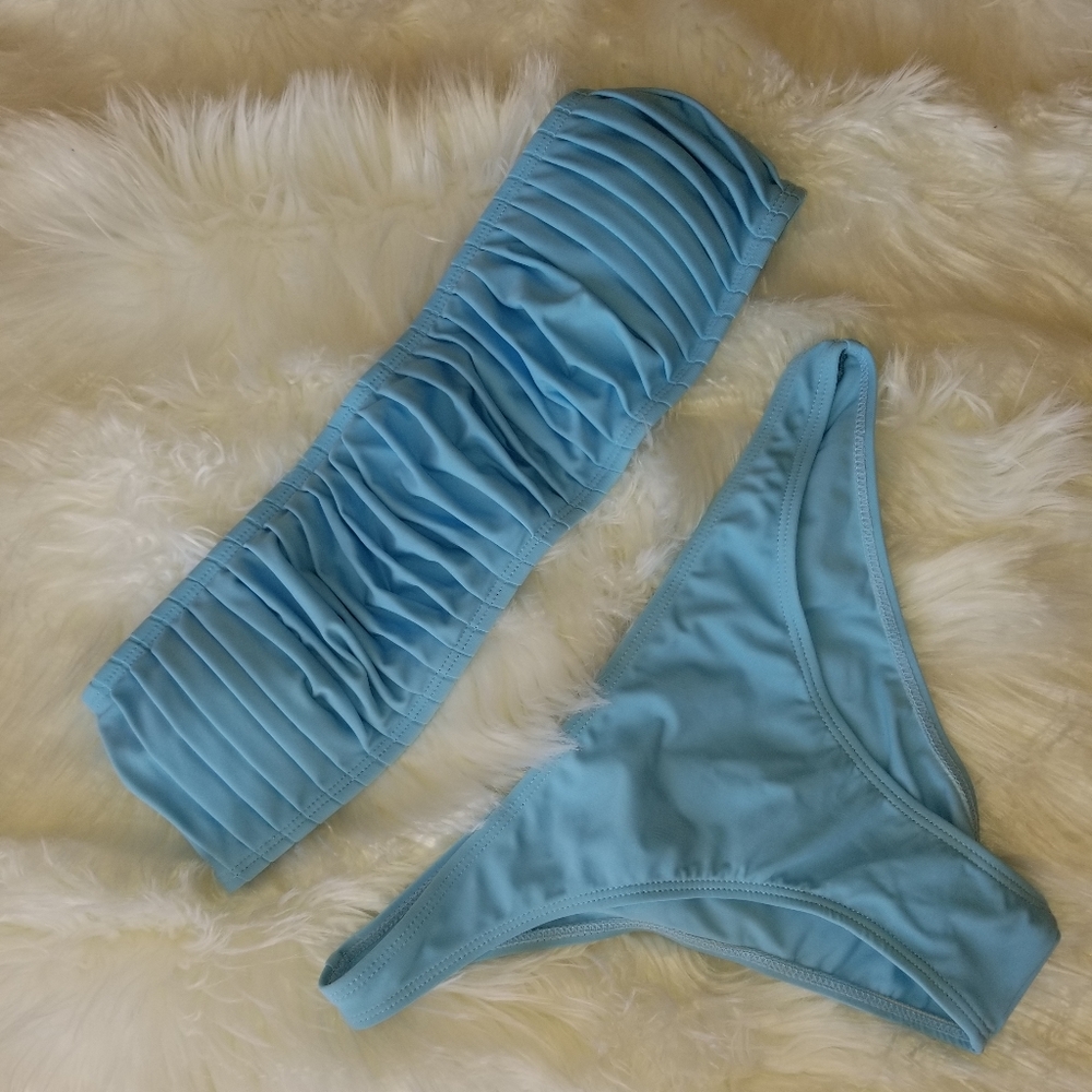 Sky Blue 2 Piece Bikini